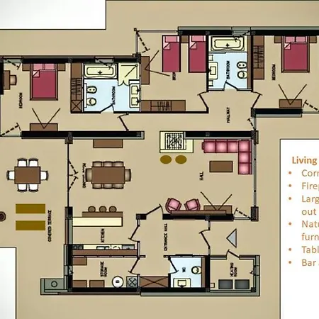 别墅 Pirin Golf And Luxury 班斯科